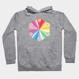 Colorful Flower Wheel Hoodie